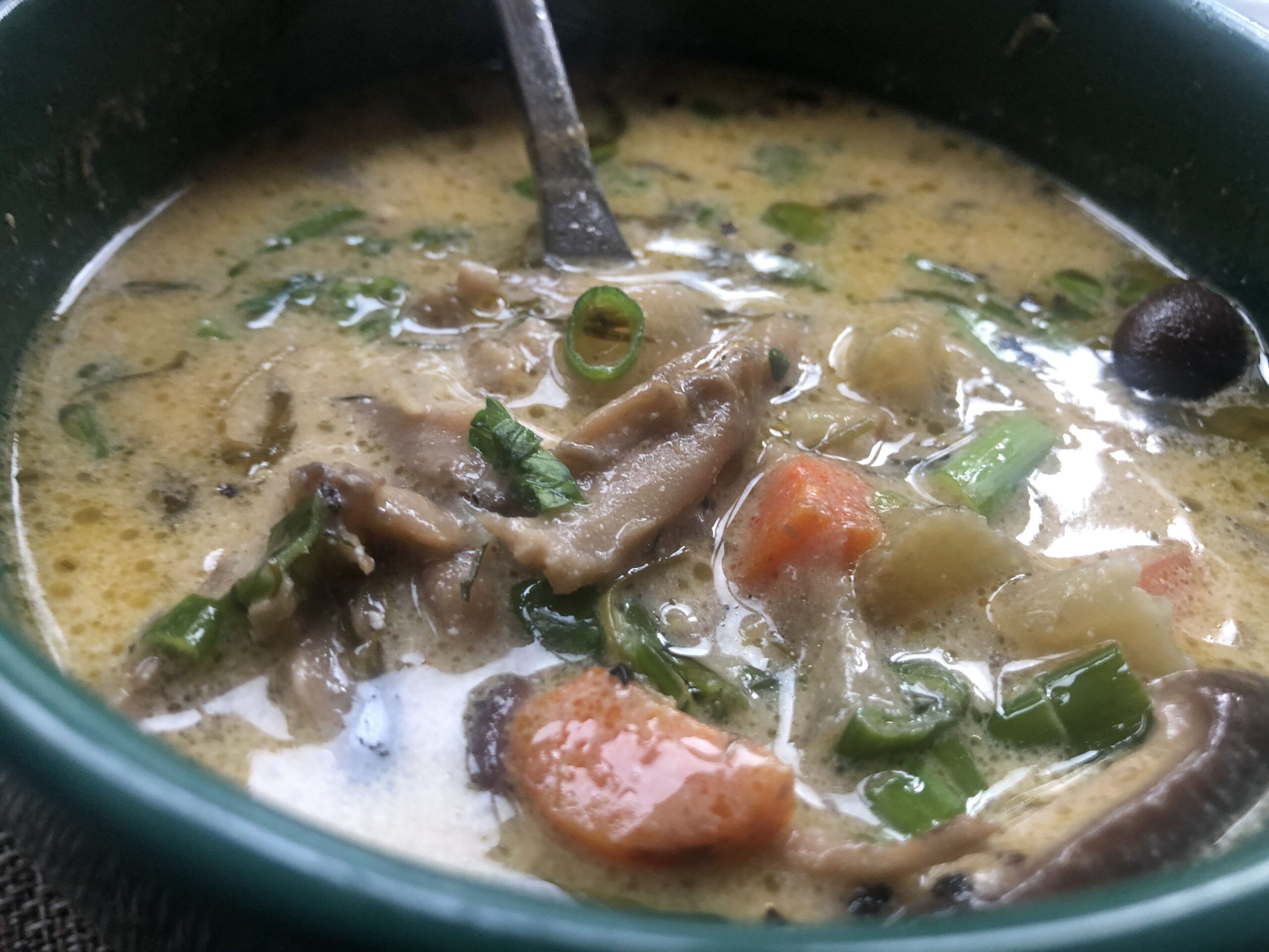 Wild Mushroom Mirepoix soup